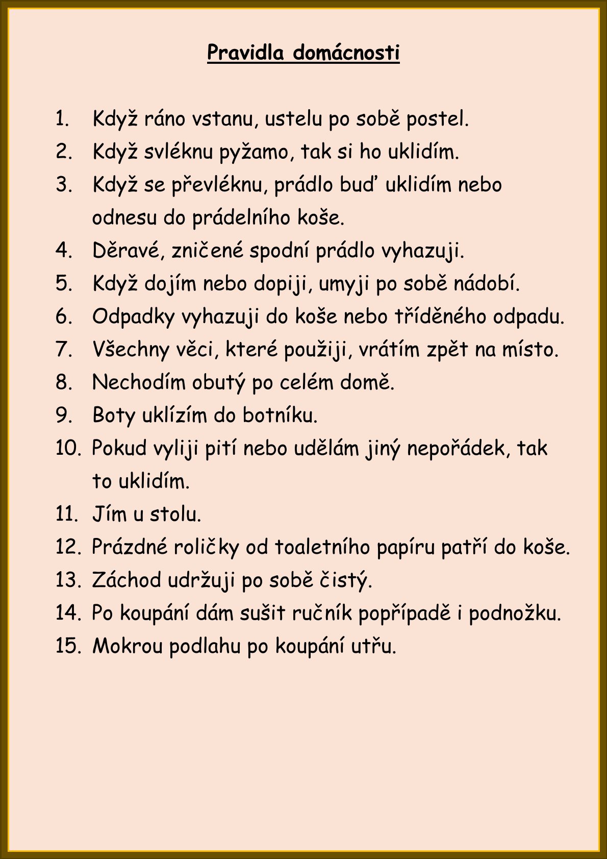 A jak zorganizovat doma řád?